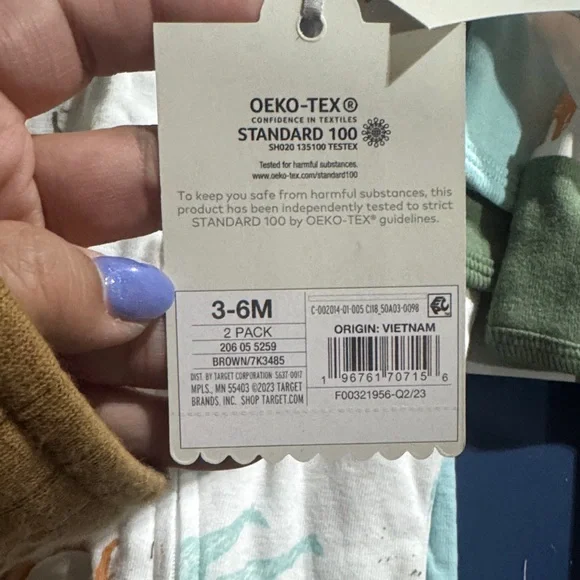 Bundle!!!Cloud Island 4-Pack Rompers for 3-6m - Picture 4 of 4